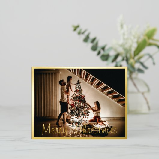 Carte postale Foil de Noël (Debout devant)