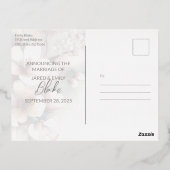 Carte Postale Foil Du Mariage Marié (Verso)