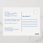 Carte postale Foil Foil de Noël (Verso)