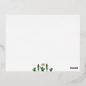 Carte postale Foil Hyacinth Spring Blossants (Verso)