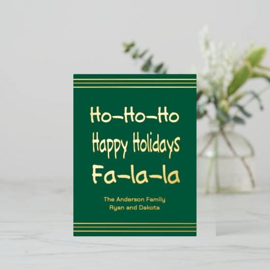 Carte postale Foil Pink (Debout devant)