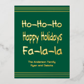 Carte postale Foil Pink (Recto)