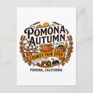 Carte Postale Foire d'automne du comté de Pomona 2026 Californie