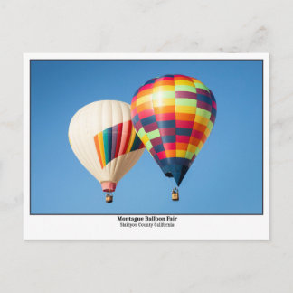 Carte Postale Foire de ballons de Montague