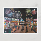 Carte Postale Foire de nuit de Alfred Fox (Devant)