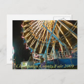 Carte Postale Foire du comté de Champaign 2009 (Devant / Derrière)