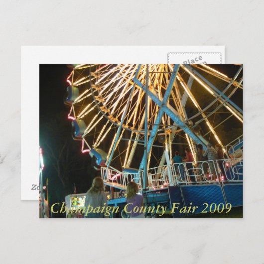 Carte Postale Foire du comté de Champaign 2009 (Devant / Derrière)