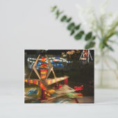 Carte Postale Foire et feux d'artifice (Debout devant)