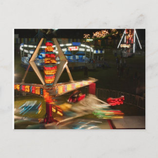Carte Postale Foire et feux d'artifice