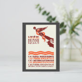 Carte Postale Foire internationale de l'Est de Lwow 1929 (Debout devant)