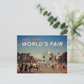 Carte Postale Foire mondiale 1964 (Debout devant)