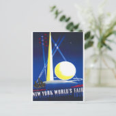 Carte Postale Foire mondiale de New York 1939 (Debout devant)