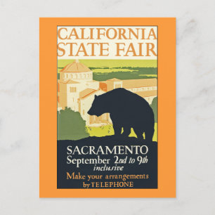 Carte Postale Foire nationale de Californie