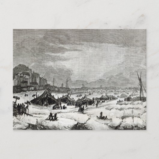 Carte Postale Foire sur la Tamise (Devant)