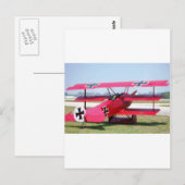 Carte Postale Fokker (Devant / Derrière)