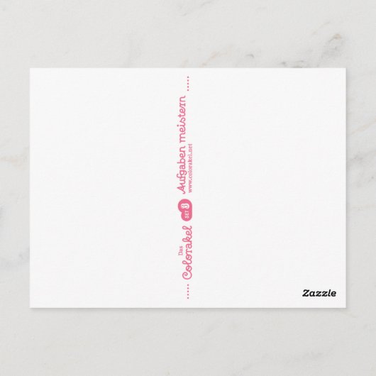 Carte Postale Fokus (Dos)