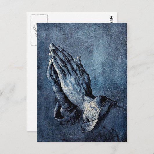 Carte Postale Folded Hands durer (Devant / Derrière)