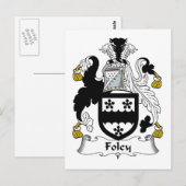 Carte Postale Foley Family Crest (Devant / Derrière)