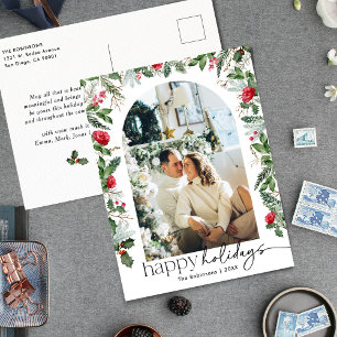 Carte Postale Foliage Botanique Moderne Arc 1 Fête Photo