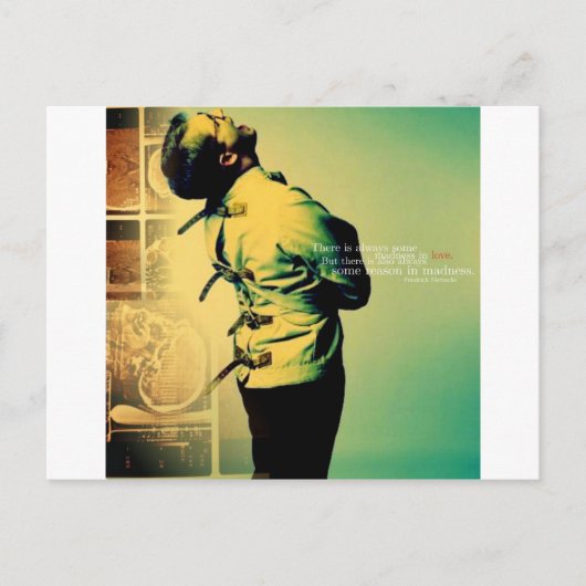 Carte Postale Folie dans l'amour (Devant)