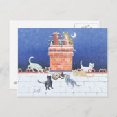 Carte Postale Folie de minuit (Devant / Derrière)