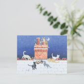 Carte Postale Folie de minuit (Debout devant)