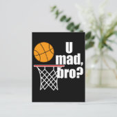 Carte Postale Folie du basket-ball (Debout devant)