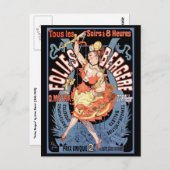 Carte postale : Folies Bergere (Devant / Derrière)