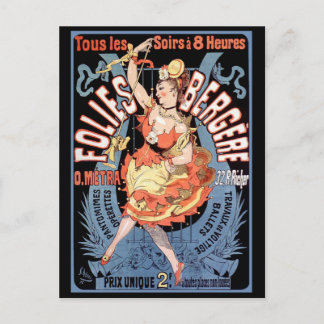 Carte postale : Folies Bergere