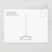 Carte Postale Folithe de Noël et baies (Dos)