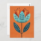 Carte Postale Folk Bloom #232 (Devant / Derrière)