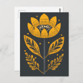 Carte Postale Folk Bloom #233 (Devant / Derrière)