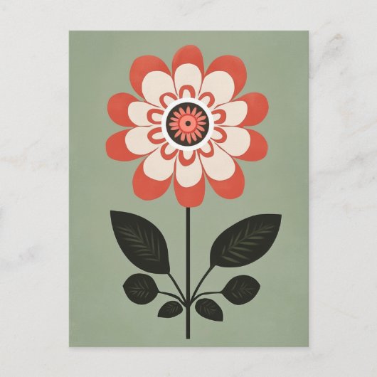 Carte Postale Folk Bloom #236 (Devant)