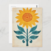 Carte Postale Folk Bloom #240 (Devant / Derrière)