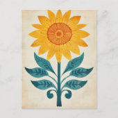 Carte Postale Folk Bloom #240 (Devant)