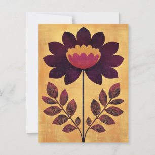 Carte Postale Folk Bloom #241