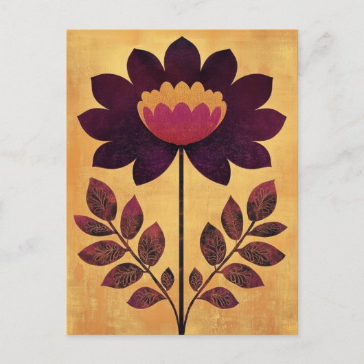 Carte Postale Folk Bloom #241 (Devant)