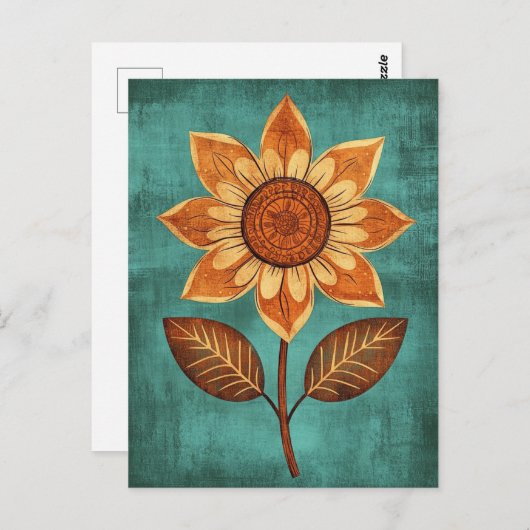 Carte Postale Folk Bloom #242 (Devant / Derrière)