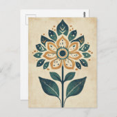 Carte Postale Folk Bloom #244 (Devant / Derrière)