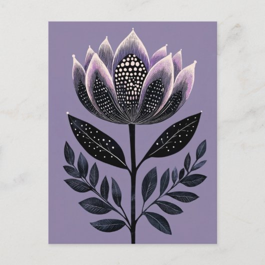 Carte Postale Folk Bloom #245 (Devant)