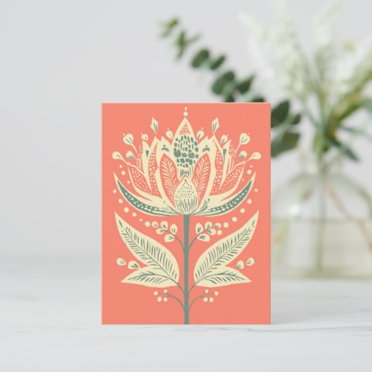 Carte Postale Folk Bloom #247 (Debout devant)