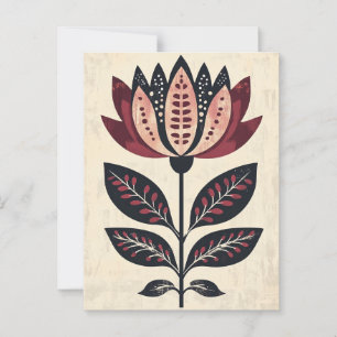 Carte Postale Folk Bloom #248