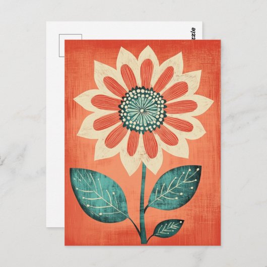 Carte Postale Folk Bloom #251 (Devant / Derrière)