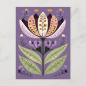 Carte Postale Folk Bloom No.255 (Devant)