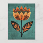 Carte Postale Folk Bloom No.256 (Devant)