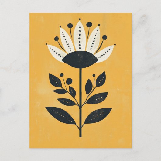 Carte Postale Folk Bloom No.257 (Devant)