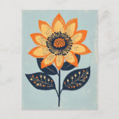 Carte Postale Folk Bloom No.273 (Devant)