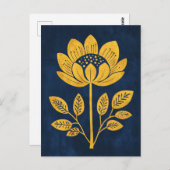 Carte Postale Folk Bloom No.276 (Devant / Derrière)