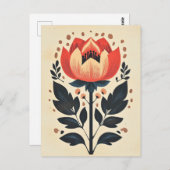 Carte Postale Folk Bloom No.277 (Devant / Derrière)