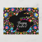 Carte Postale Folklore fantastique lapin de Pâques, personnalisa (Devant)